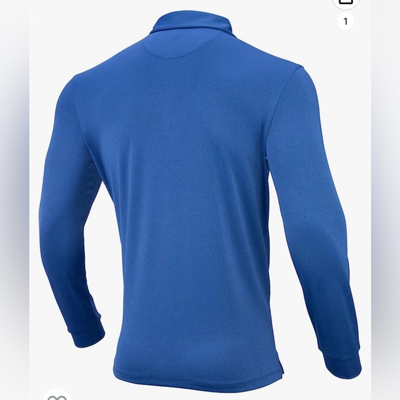 Men's Long Sleeve Golf Polo Shirt for Spring 2023 Moisture-Wicking, Breathable - Picture 3 of 7